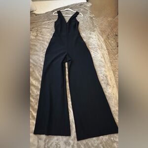 Abercrombie & Fitch Black Wide-Leg Jumpsuit